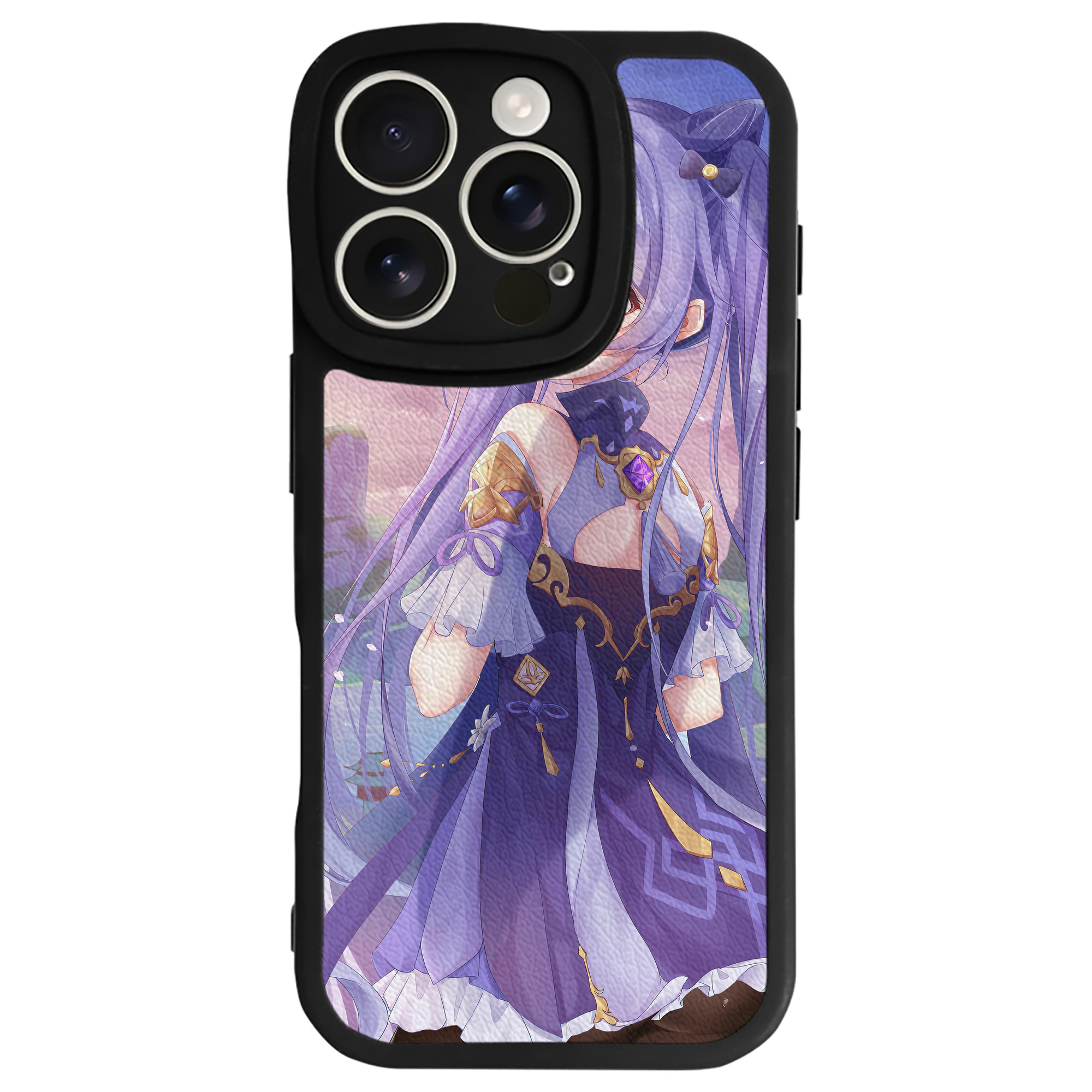 げんし神 genshin 【iPhone 16シリーズ対応】シリコンスマホケース（レザー調） 材質：シリコン